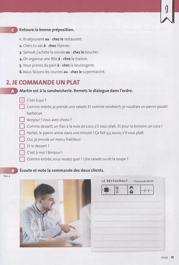Книга A la une 2. Cahier d'exercices (+CD) (Аурора Джарланг) — 6