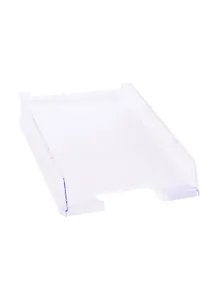 Лоток для бумаг горизонтальный прозрачный , HAN