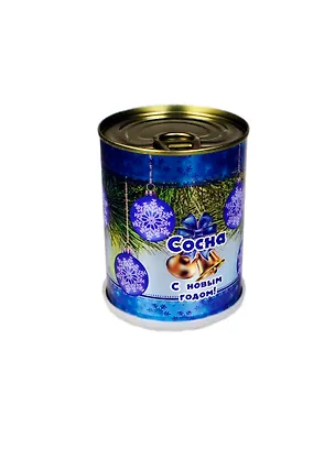 Растение в банке Новогодняя сосна 2393220