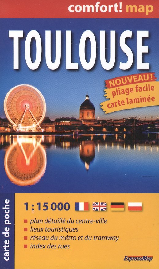 Книга Toulouse. Ламинированная карта-покет () — 1