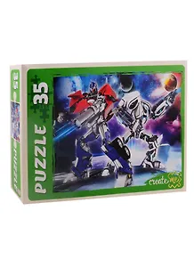 Пазл Робот-Трансформер Рыжий кот Макси-пазлы 35 элементов ПУ35-0617