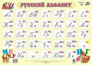 Русский алфавит: обучающий плакат
