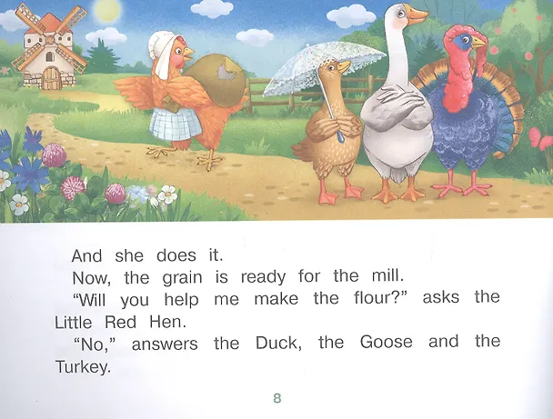 Книга The Little Red Hen / Рыжая Курочка. (на английском языке) (Т.Е. Львова) — 2
