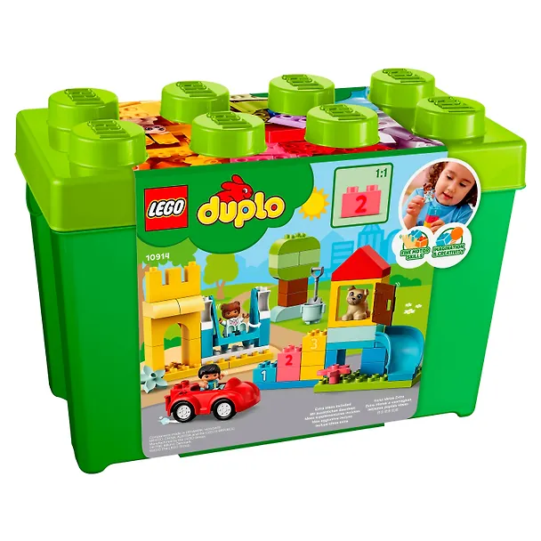 LEGO DUPLO: Большая коробка с кубиками, 85 деталей (10914) 3126516 — 3