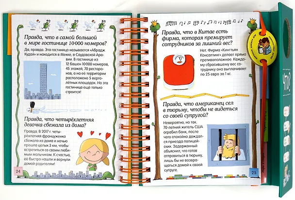 Книга Правда ли, что? (энциклопедия на пружине) (Валентин Верте) — 3