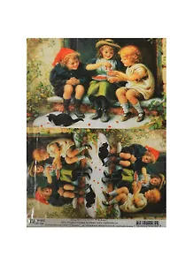 Декупажная карта В деревне (S-039) (упаковка)