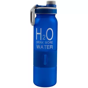 Бутылка H2O Drink more water (пластик) (700мл) (12-16092-A002) — 2849496 — 1