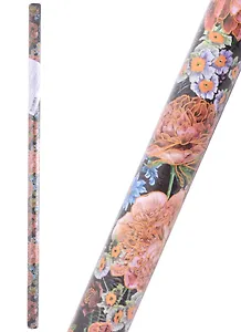 Бумага упаковочная 70*100см "Пионы" инд.уп.