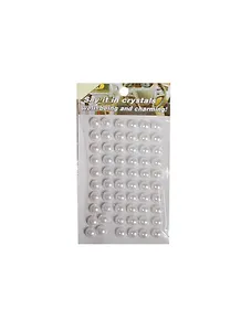 Набор д/творчества Стразы-жемчужины белые (1461-7) (60шт)