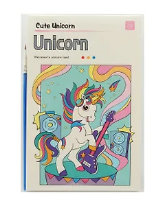 Набор раскрасок Единорог 12л.
