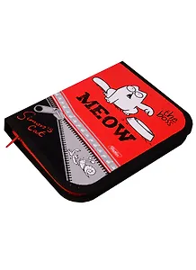 Пенал школьный 1 отделение "Кот саймона"