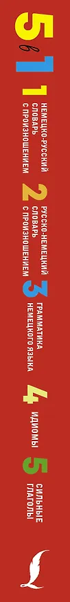 Книга Немецкий язык. 5 в 1: Немецко-русский словарь с произношением. Русско-немецкий словарь с произношением. Грамматика немецкого языка. Идиомы. Сильные глаголы (Сергей Матвеев) — 3