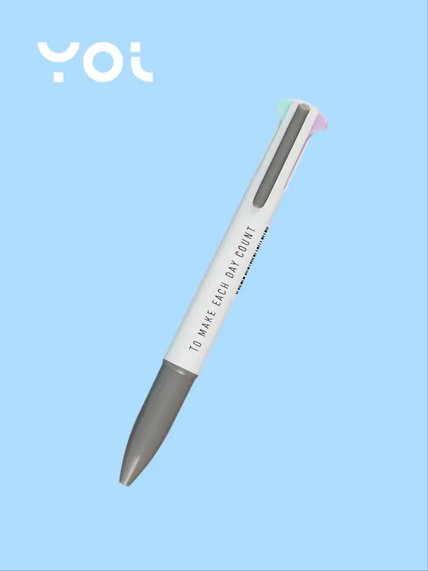 Шариковая ручка 5 цветов автоматическая, Pastel, Yoi, в ассортименте 257989 — 2