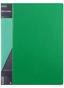 Папка 30ф А4 "STANDARD" пластик 0,6мм, зеленая