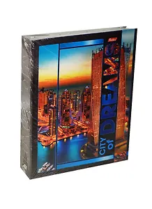 Тетрадь на кольцах в клетку Hatber, "Город Мечты", 240 листов