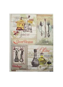 Рисовая бумага для декупажа Craft Premier Кухня (CP00164) (А3) (25г/м) (упаковка)