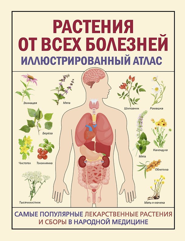 Книга РАСТЕНИЯ ОТ ВСЕХ БОЛЕЗНЕЙ. Иллюстрированный атлас () — 1