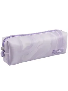 Пенал-косметичка на молнии  "Marble", сиреневый, Yoi