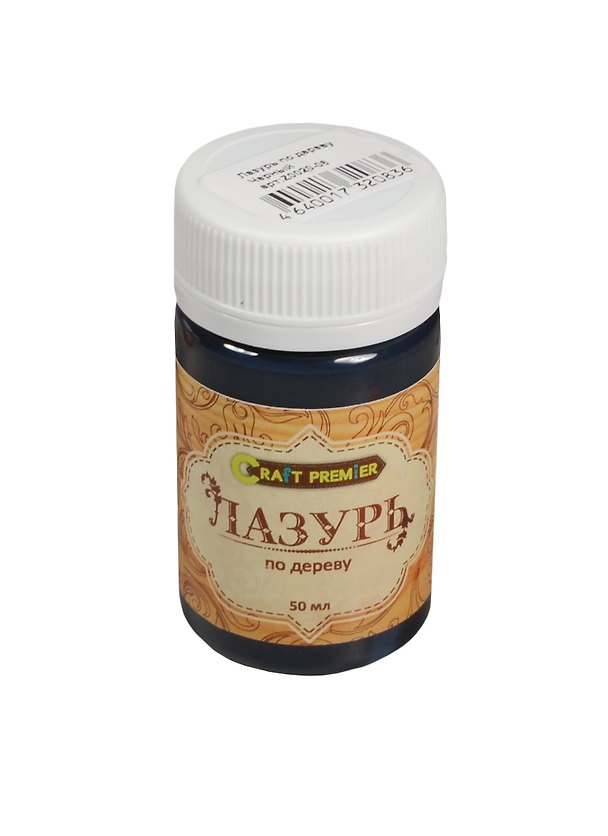 Лазурь по дереву Черный (Z0020-06) (50 мл) (Craft Premier) (банка) 2520662 — 1