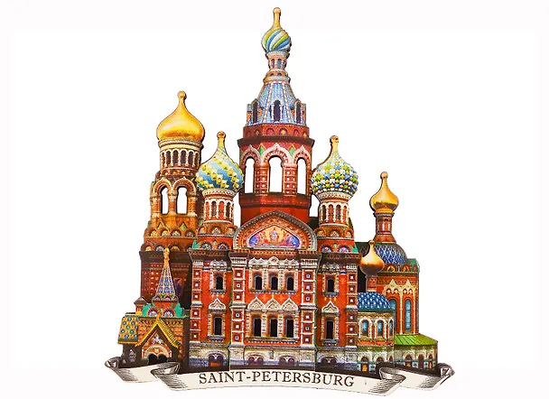 Сувенир ФМФ Магнит "Спас-на-Крови 3D"  M3D01 312519 — 1