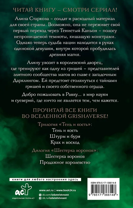 Книга Тень и кость (Ли Бардуго) — 2