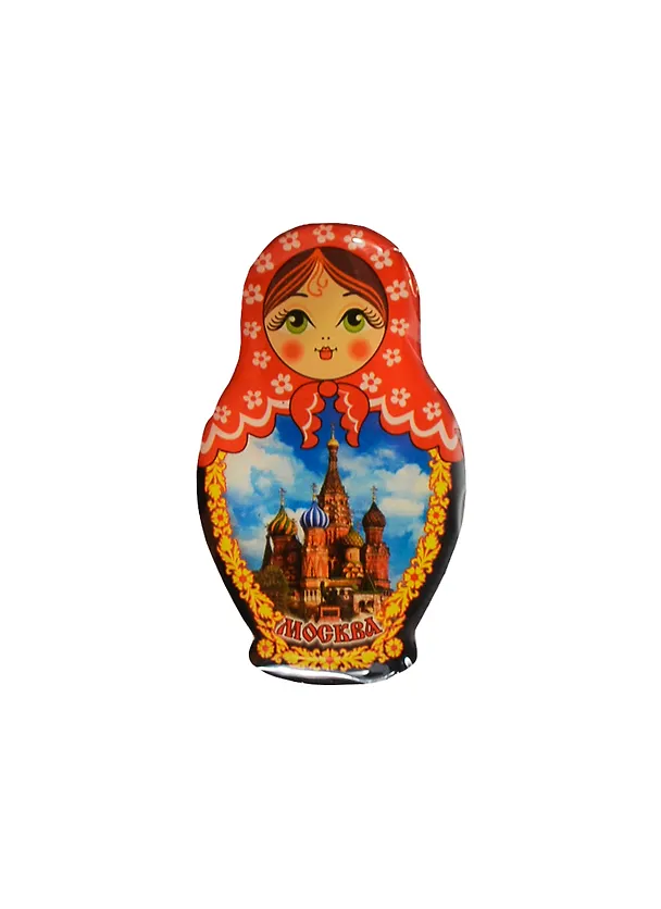 Магнит-смола Матрешка "Москва ХВБ" (02-34AS1-19) 2364855 — 1