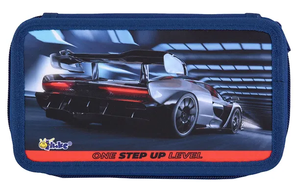 Пенал 3отд. "Super car" 19*11, молния, полиэстер 2977037 — 3