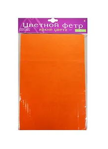 Набор для творч. Фетр для рукоделия Яркие цвета (11-406-219) (6л./6цв.) (195х288мм) (упаковка)