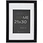 Фоторамка «Gloria black», чёрная, 21 х 30 см — 253320 — 1