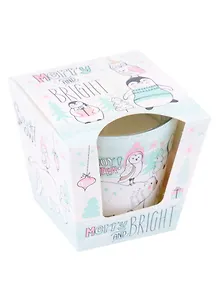 Ароматизированная свеча в стакане Яркое Веселье (115 г) (подарочная упаковка)