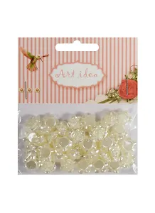 Бусины Розочки (40 шт) (1287) (14-08542-1287) (в пакете)