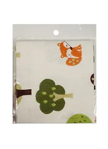 Отрез льна (48*48см) (пакет) Лисы и совы в лесу (11-00399-L5)