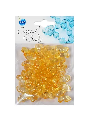 Набор бусин Кристальная игра Бабочки светло-оранжевые (CRP162) (упаковка) 2409910