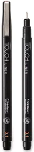 Ручка капиллярная  TOUCH Liner 0,1мм коричневый, TOUCH
