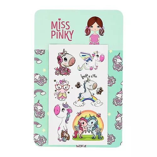 Татуировки переводные `MISS PINKY` `BASIC` 9,5x5,7 (181182) 3002225 — 1