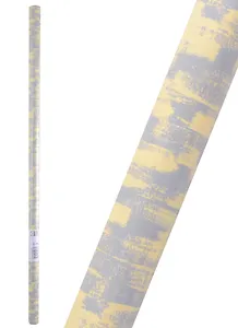 Бумага упаковочная 70*100см "Grey-yellow" суперглад., инд.уп.