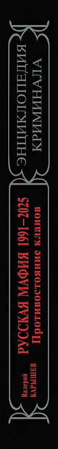 Книга Русская мафия 1991-2025. Противостояние кланов (Валерий Карышев) — 3