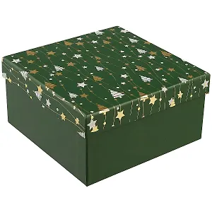 Подарочная коробка «Ёлочки», большая