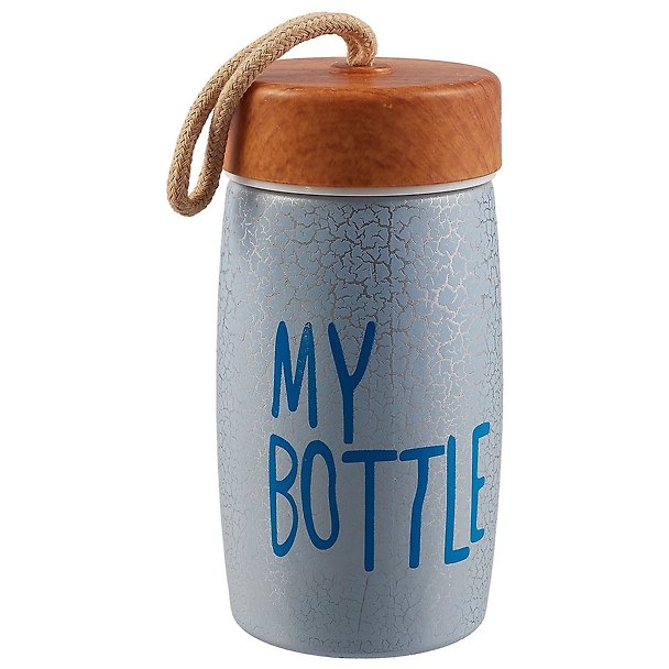 Бутылка My Bottle (кракелюр) (овал) (стекло) (330мл) (12-07599-LWY2H220) 2693401 — 1