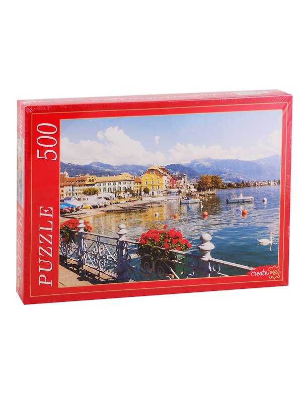Пазл РЫЖИЙ КОТ 500 эл. 50*34,5см. Швейцария Веве 2798117 — 1