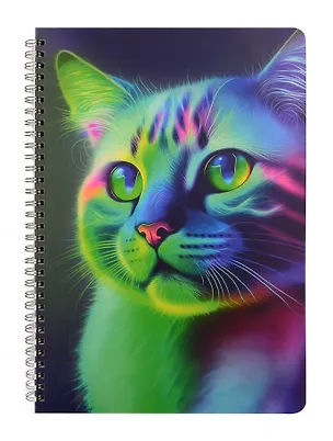 Тетрадь в клетку Listoff, "Яркий кот", А4, 100 листов 3032930