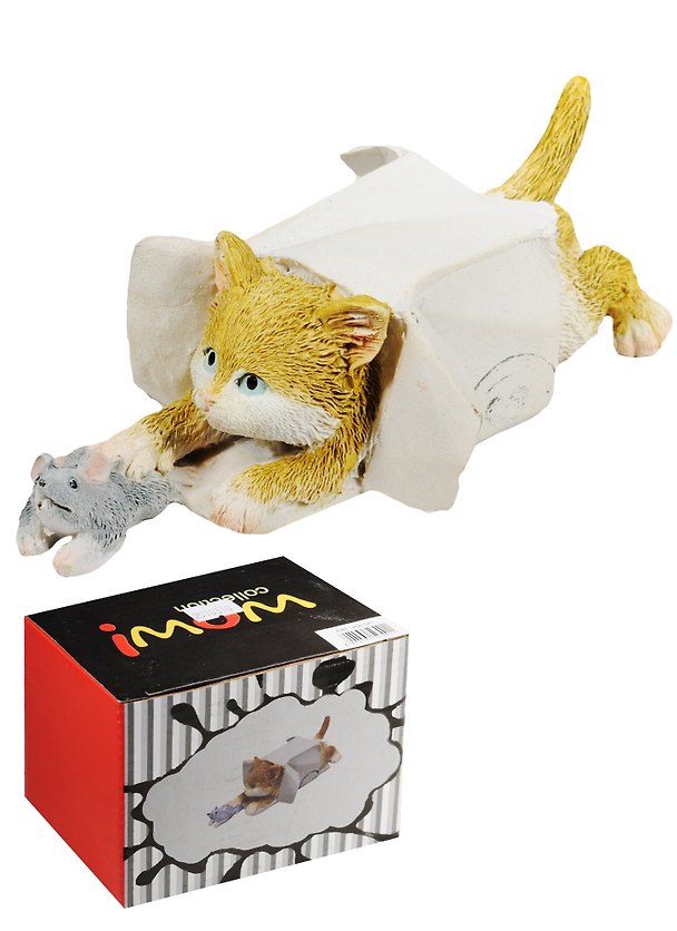 Фигурка Кошка с мышкой (11,5х6х4) (450-541) 2570310 — 1