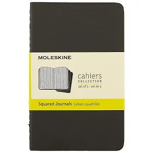 Набор книг для записей Moleskin Cahier Journal Pocket, 3 штуки, мягкая обложка, 32 листа, А6