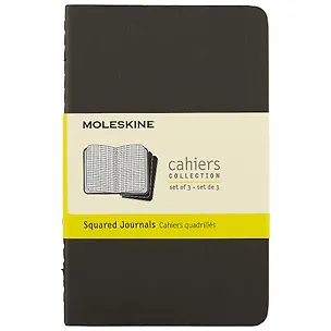 Набор книг для записей Moleskin Cahier Journal Pocket, 3 штуки, мягкая обложка, 32 листа, А6 242483