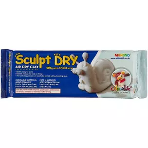 Глина для моделирования «Sculpt Dry», 500 грамм, белая — 235237 — 1