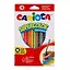 Карандаши цветные 18цв "Supercolor" шестигранные, к/к, подвес, Carioca — 3144544 — 1