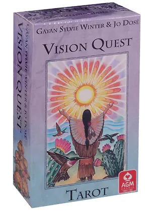 Книга Таро Аввалон, Vision Quest Tarot Таро Поиск откровения (карты+инструкция на англ. яз.) (коробка) (ПИ) (Winter Sylvie)