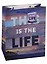 Пакет подарочный бумажный А4 "This is the life", нейтральный — 243491 — 1