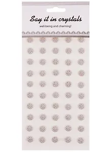 Стразы -полубусины серебро, диам 1 см, 50шт