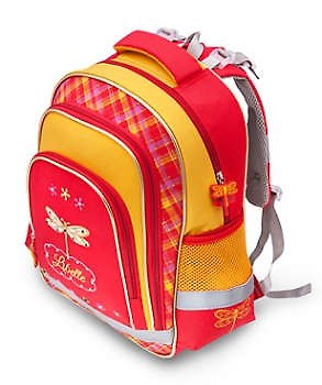 Ранец «Scholl Point Libelle» с пеналом и мешком, 38×30×12 см, жёлто-красный, полиэстер 317262 — 1